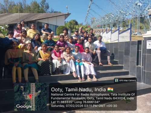 Astronomy Center - Tata Institute - Ooty- KKC Physics - Industrial Visit on 07.02.2026